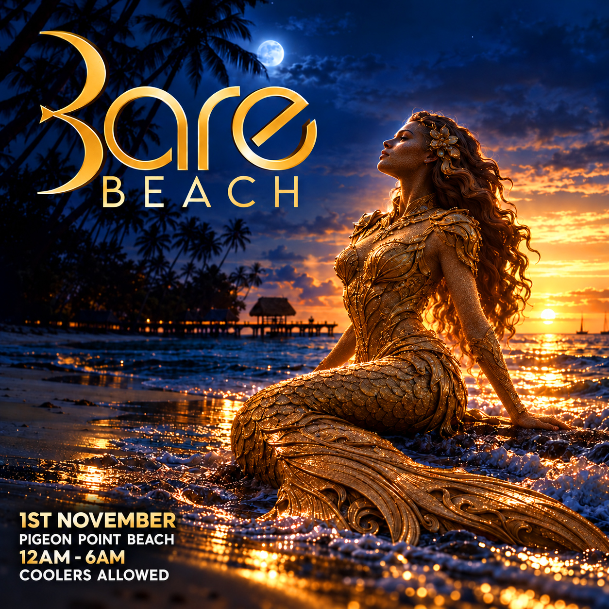 BARE Beach to Transform Pigeon Point After Dark.